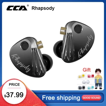 CCA CCA psody 2DD+4ba hybrid IEM HiFi earphone wired headphones with detachable cable for audiophiles musicians pre-order