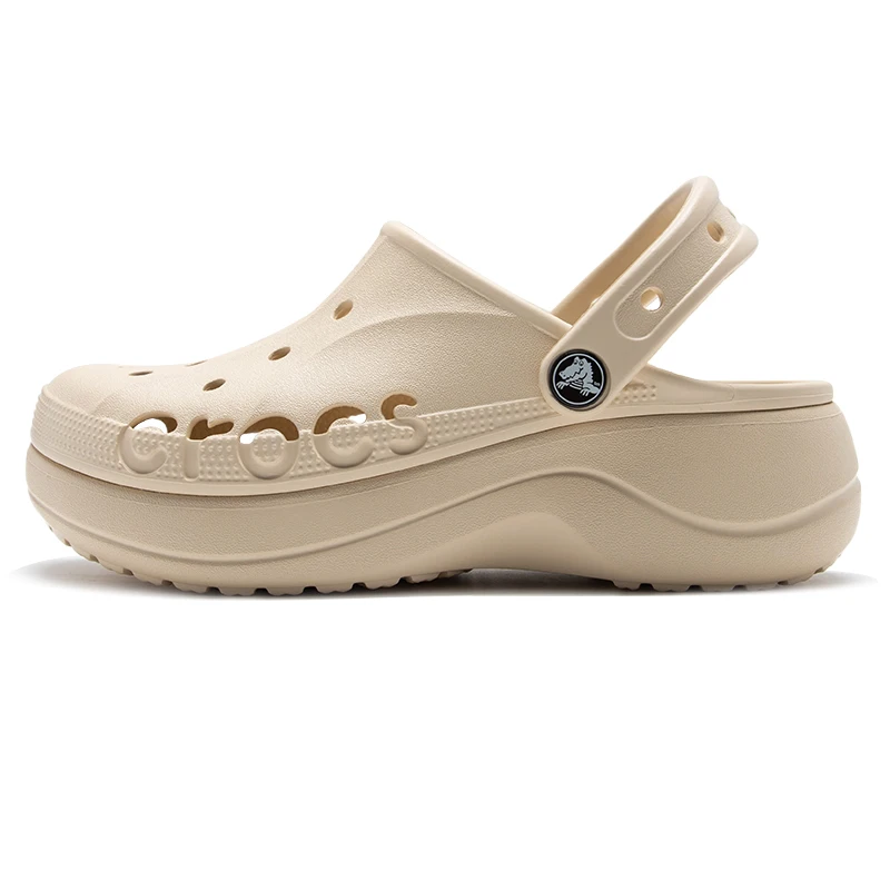 

Женская обувь Crocs Baya Cloud Clog, сандалии на толстой подошве, пляжная обувь для отдыха на открытом воздухе, тапочки 208186-11S