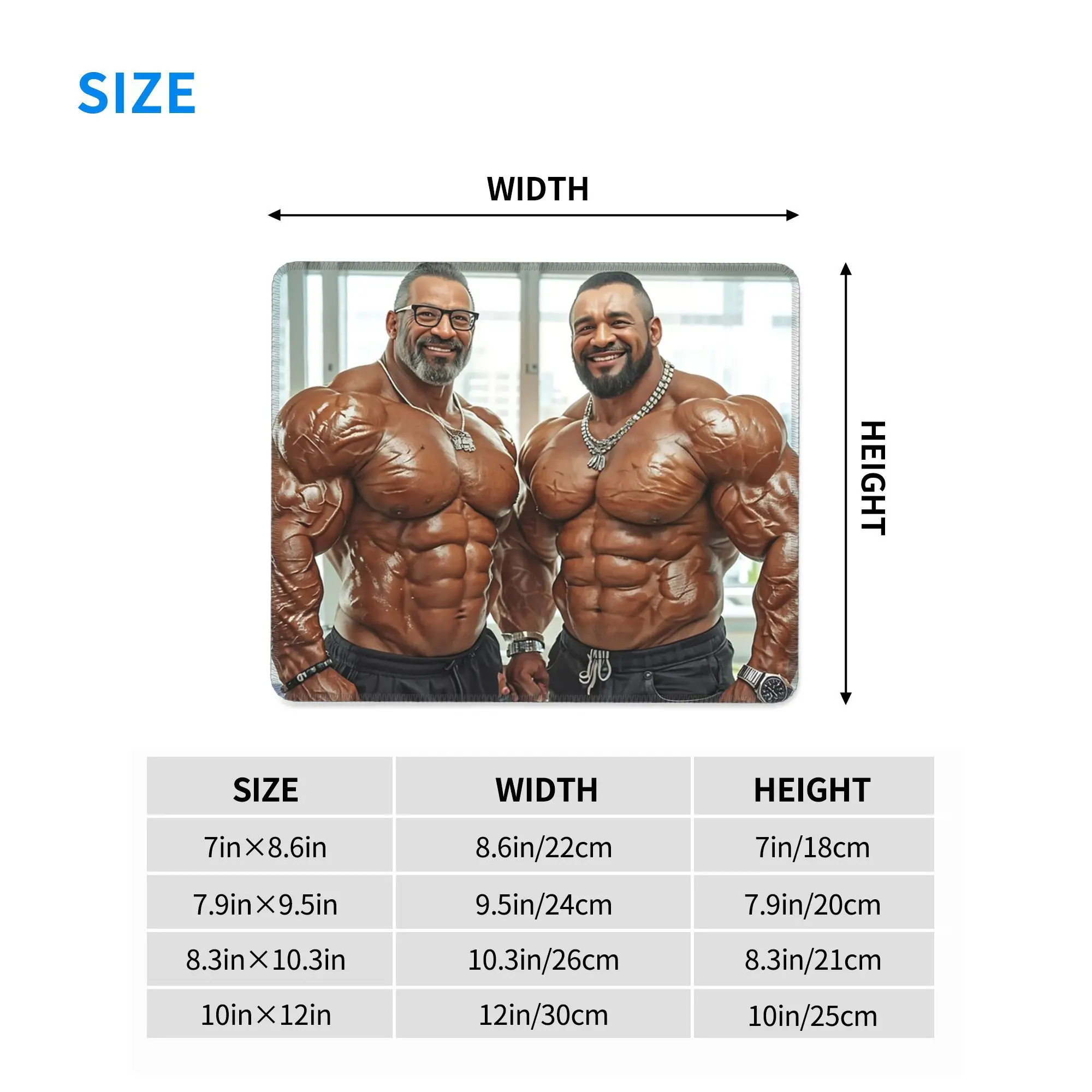 Alfombrilla de ratón para culturistas orgullosos, alfombrilla para teclado de ordenador, alfombrilla para ratón, Gamer, PC, portátil, escritorio, accesorios de oficina, alfombrillas para mesa