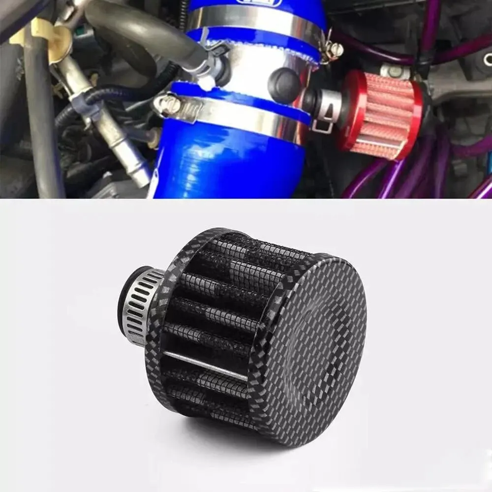 Filtri dell\'aria per auto con interfaccia universale piccoli da 12 mm per moto Turbo ad alto flusso filtro di aspirazione dell\'aria fredda da corsa