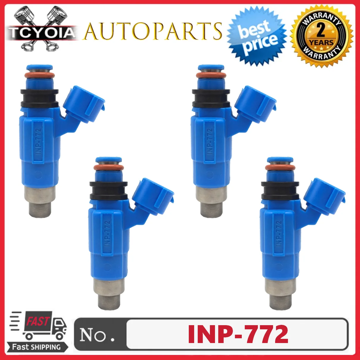 

4 шт./лот топливные форсунки 15710-78G00 INP-772 INP-772 для Suzuki Carry Mazda