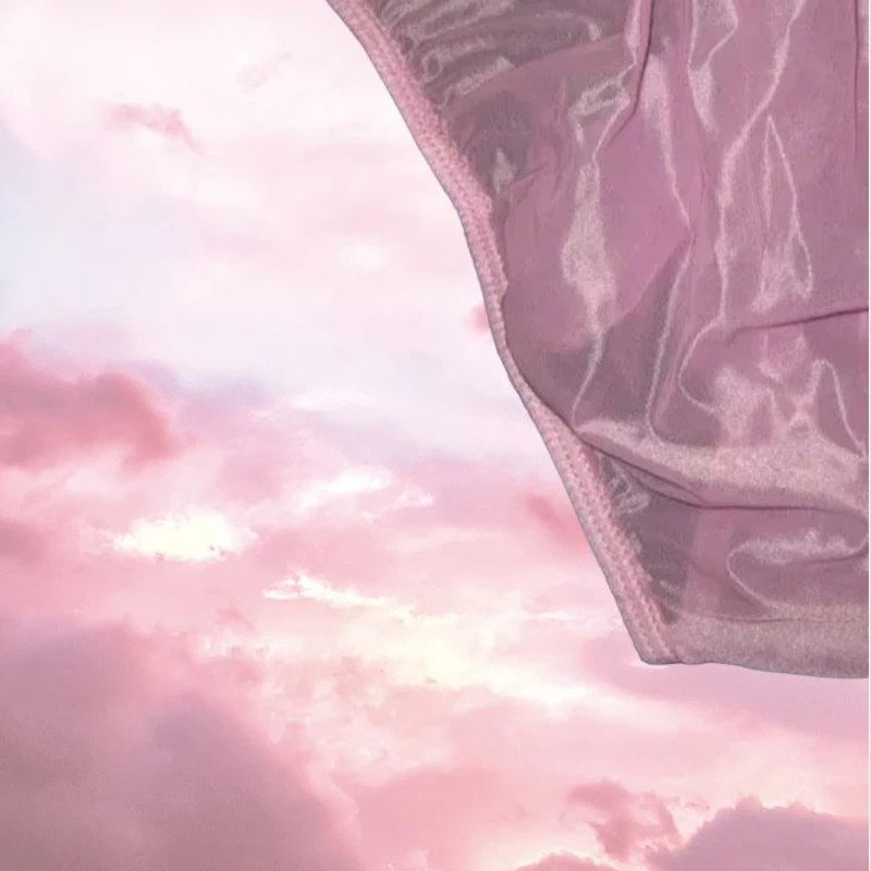 Bragas de malla de red elástica transparente para hombre, calzoncillos de cintura baja, DJ, Club, Bar, fiesta privada FKK, espectáculo en vivo, baile, color rosa