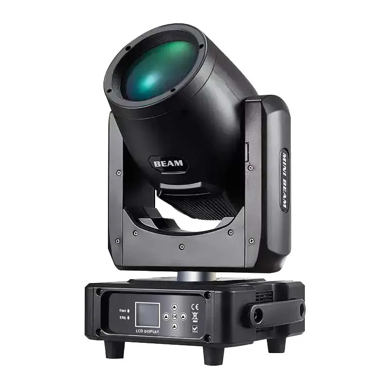 Mini 230W RGBW Moving Head Light - DMX512 Stage Light with Sound Activation for DJ Events, Weddings, and Parties