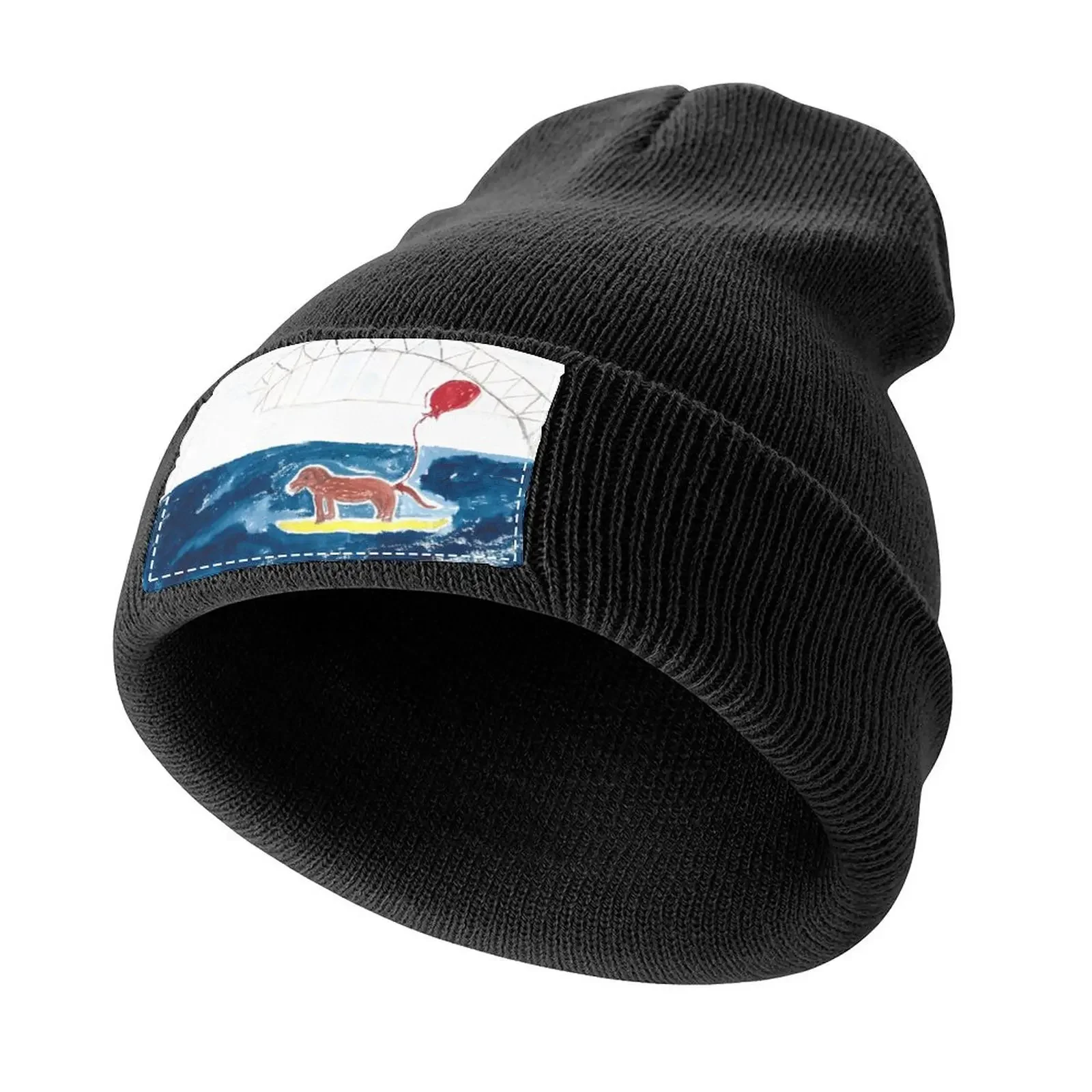 Being carefree on Sydney Harbour Knitted Cap Vintage Trucker Hat Caps For Men Women's