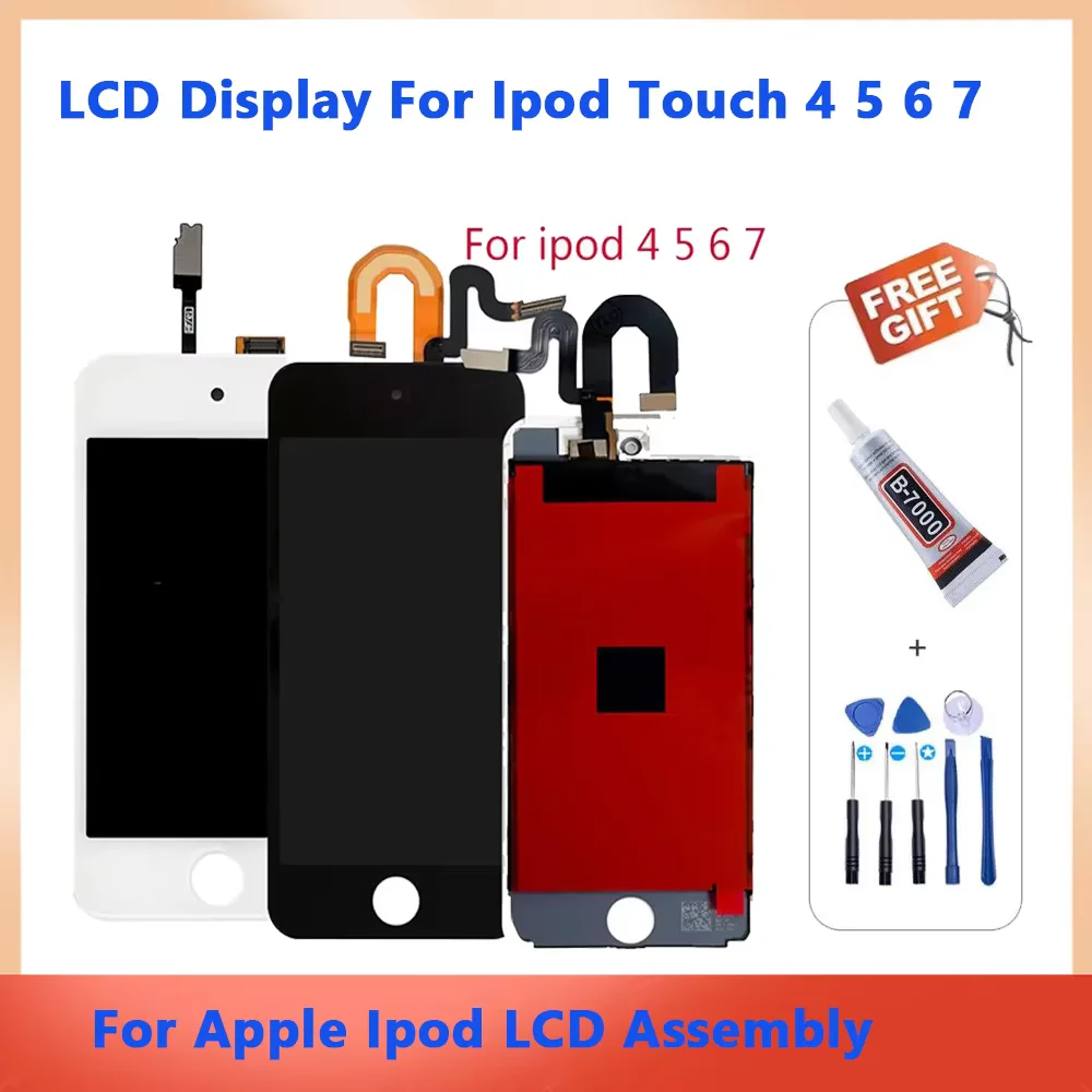 

100% Tested For iPod Touch 4 5 6 7 LCD Display Touch Screen Sensor Digitizer Assembly For iPod Touch 5th LCD Display Touch 5 LCD