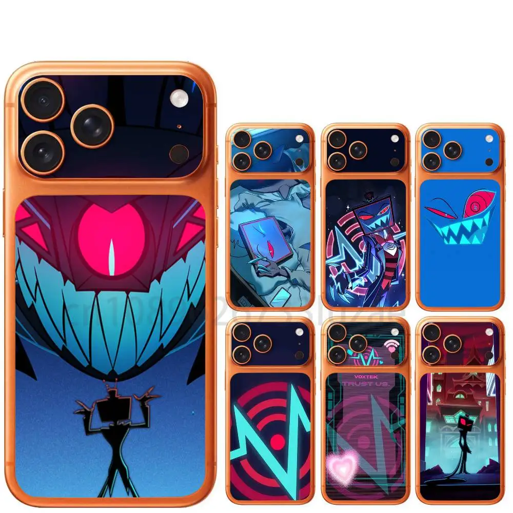 

H-HazbinS V-Vox H-Hotel Trust Us For iPhone 17 Pro 17 Pro Max Sticker Rear Screen Protector Film Lens Protector Cover