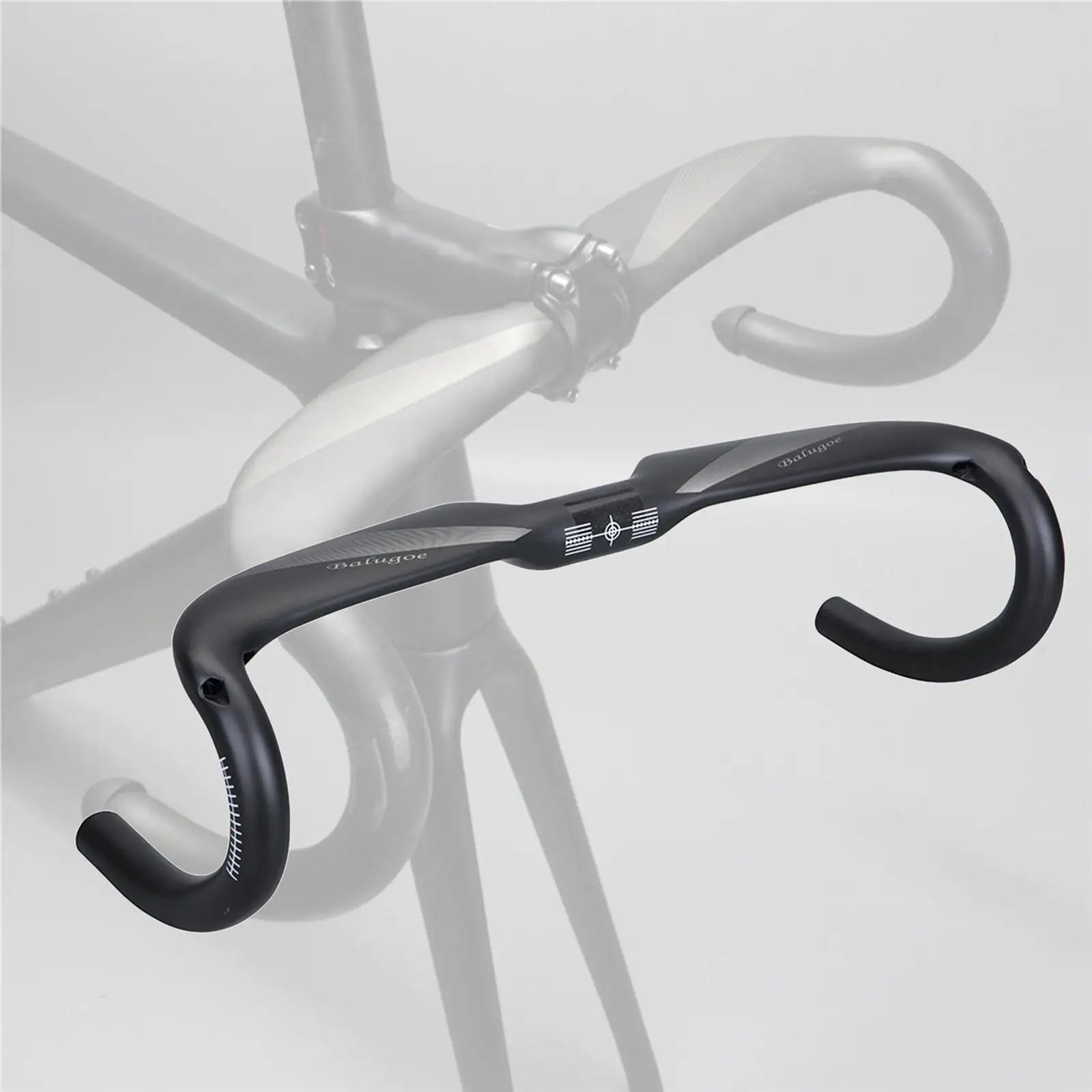 Lightweight Carbon Fiber Road Bike Handlebar High Strength 31.8mm Drop Bar