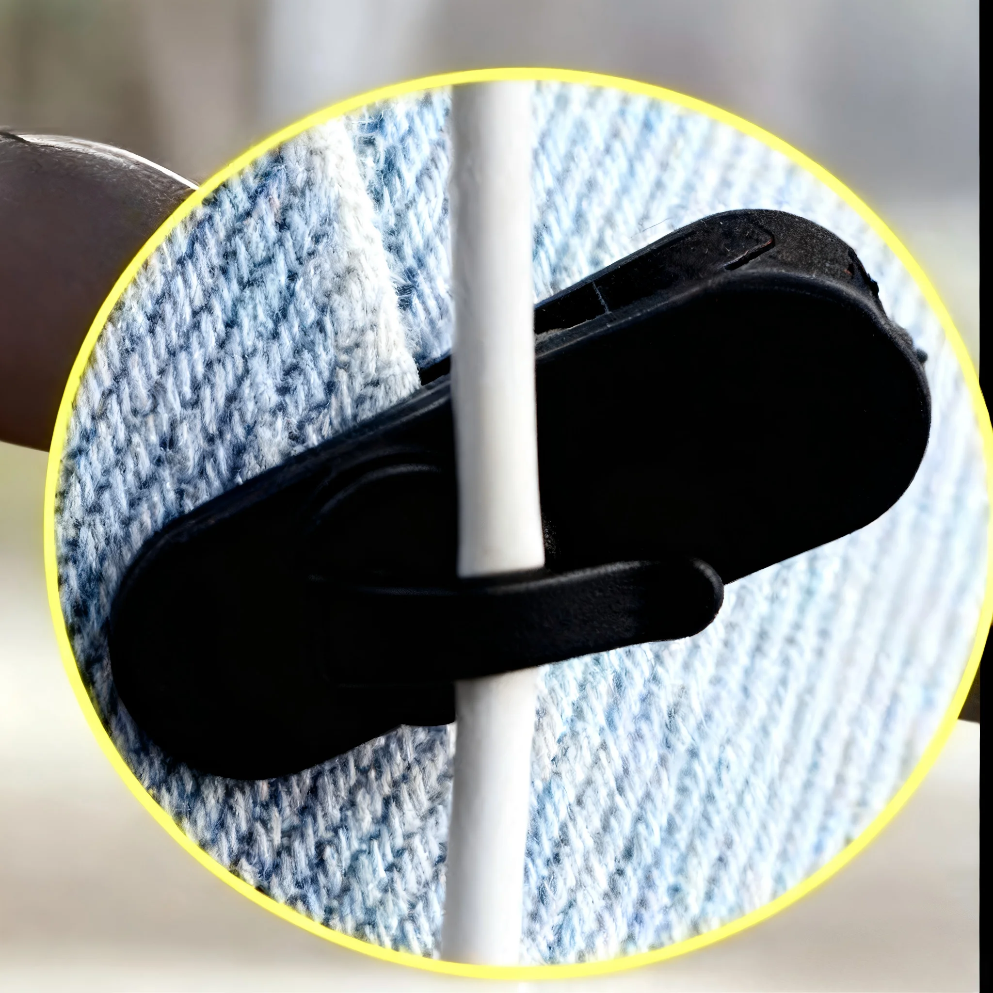 Clip per cavi per auricolari rotanti da 10 pezzi - Plastica resistente ad alta densità |   Supporti per cavi portatili leggeri per scrivania/cuffie/telefono