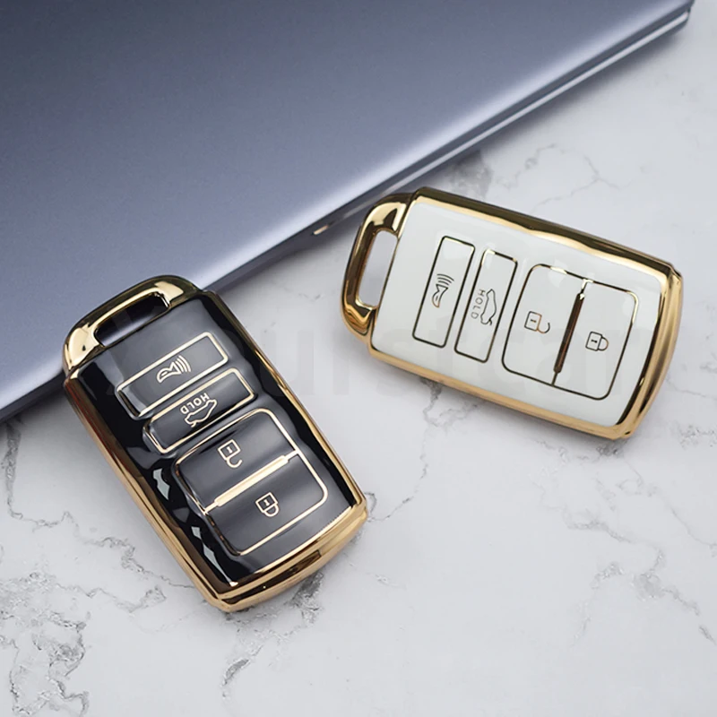 Soft TPU Shell Protector Keyless Fob Bag For KIA Cadenza K7 K-04 Series K9 Sorento K900 Car Smart Key Case Cover Accessories