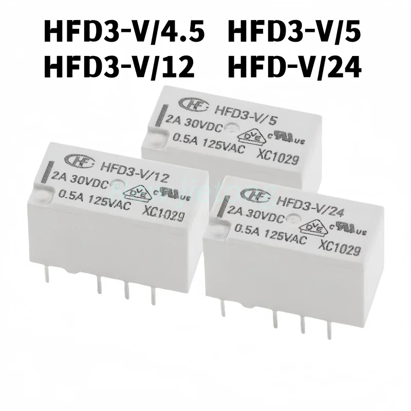 2Pcs HFD3-V-4.5V HF… - image