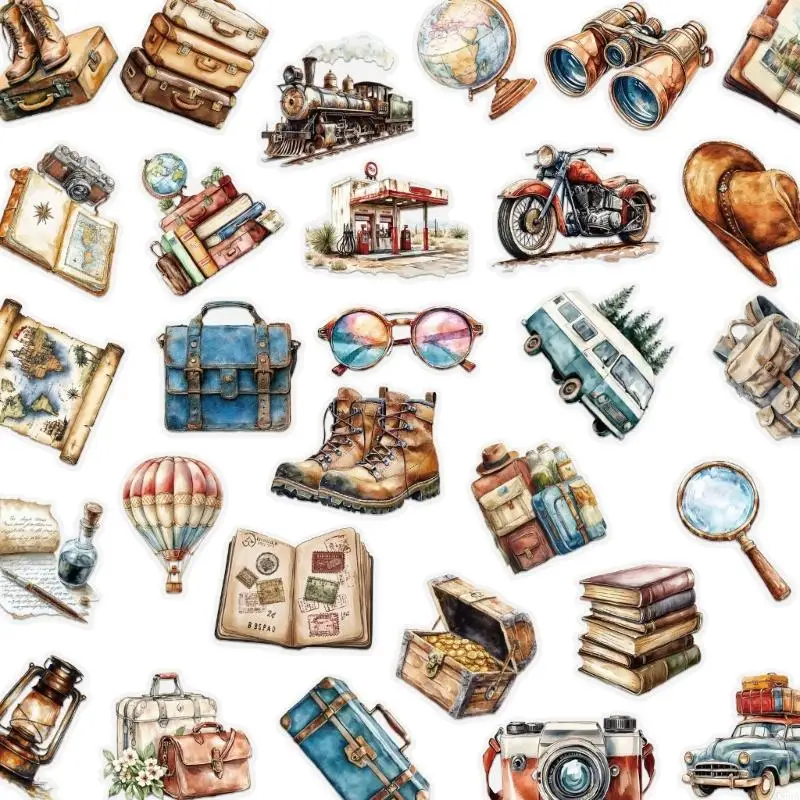 50шт -мультипликационные наклейки.