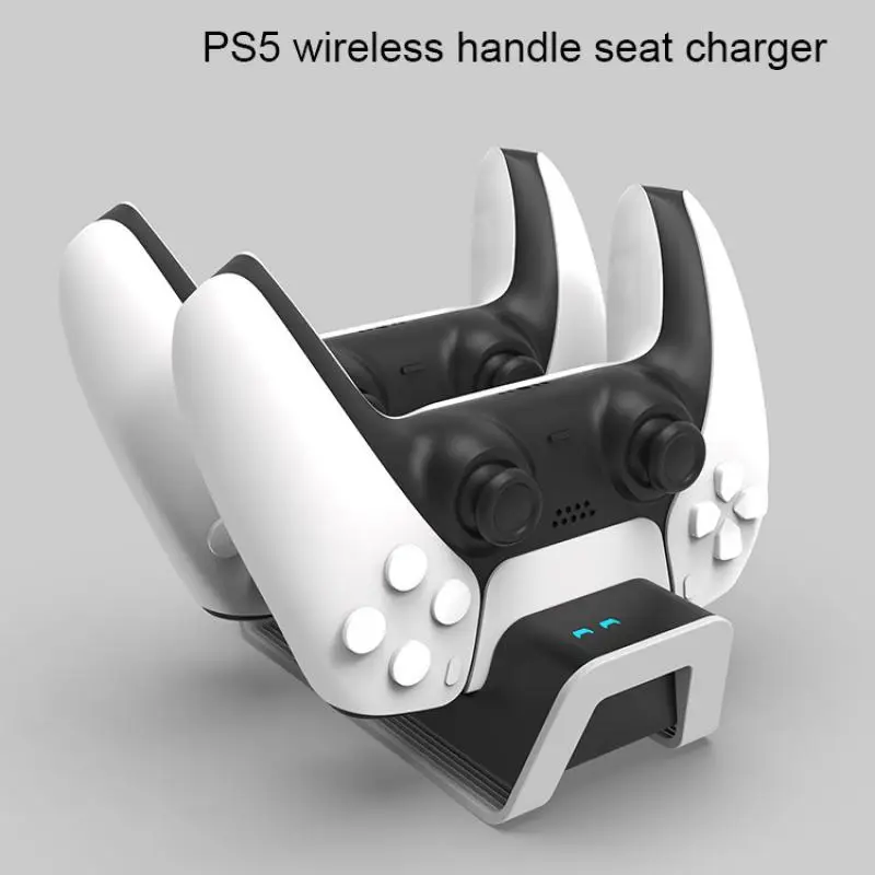 Для PS5 геймпад Зарядная база PS5 полый базовый ручной двойной зарядка со светодиодной подсветкой регулируемая головка
