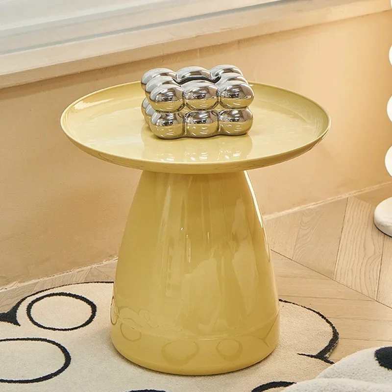 Sofa Side Table Cream Wind Mobile Coffee Table Simple Modern Home Living Room Small Round Table Explosion