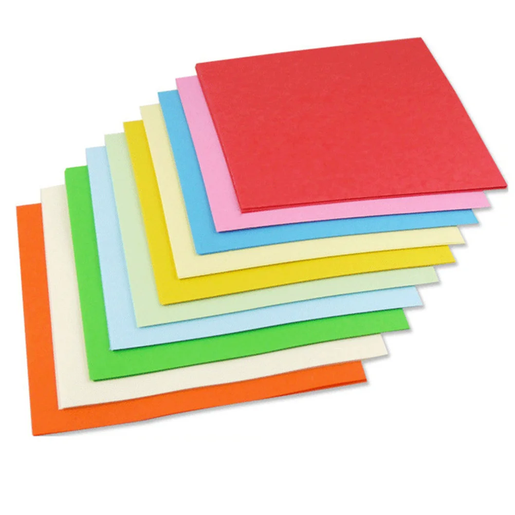 200 قطعة من أوراق اوريغامي المميزة ورق قابل للطي نابض بالحياة لصنع الحرف اليدوية والمشروعات المدرسية واستخدام الديكور المنزلي