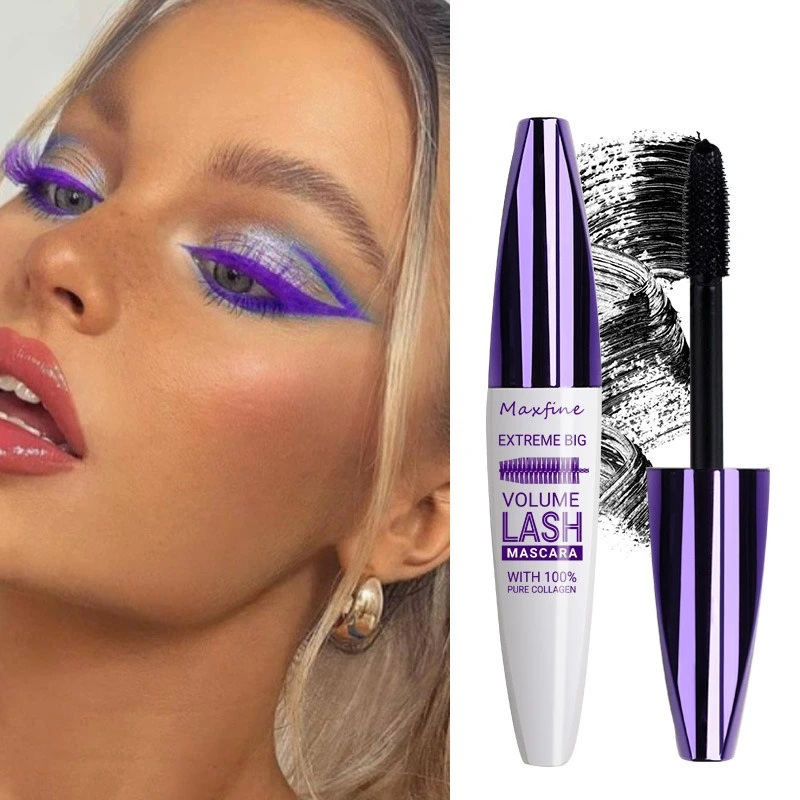 Mascara Mascara a lunga durata impermeabile, a prova di sbavature, tipo tinta Allunga e arricciare le ciglia Mascara da donna multicolore Cosmetici