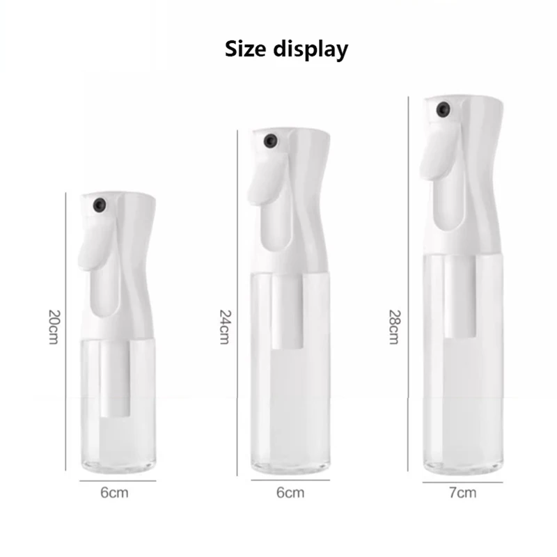 200/300/500ml High Pressure Spray Bottles Refillable Bottles Continuous Mist Watering Can Automatic Salon Barber Water Sprayer