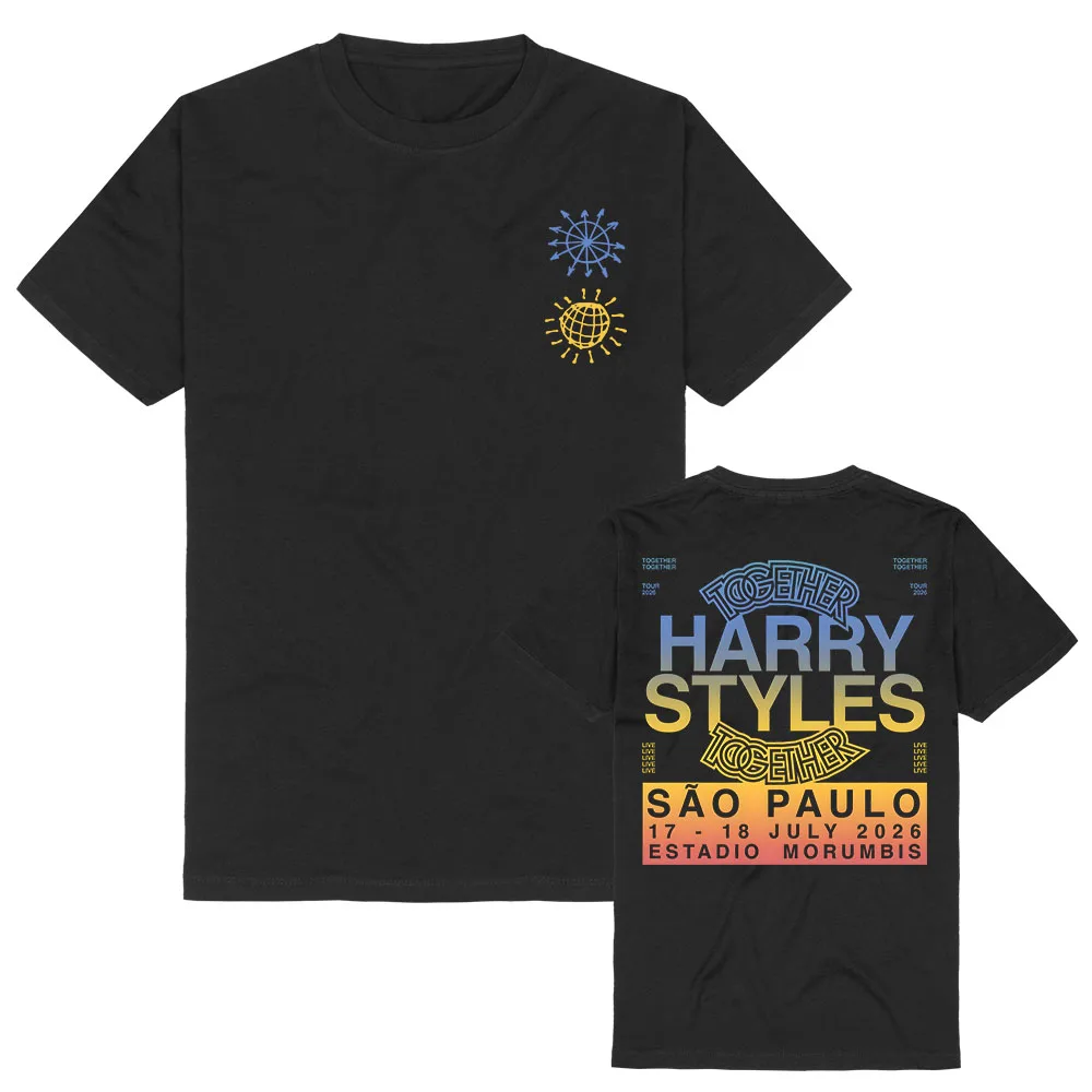 Harrystyles Live on Tour 2026 T-shirt Short Sleeve Summer Cotton Fashion Tshirts Streetwear Unisex Graphic Print Merch Women Tee