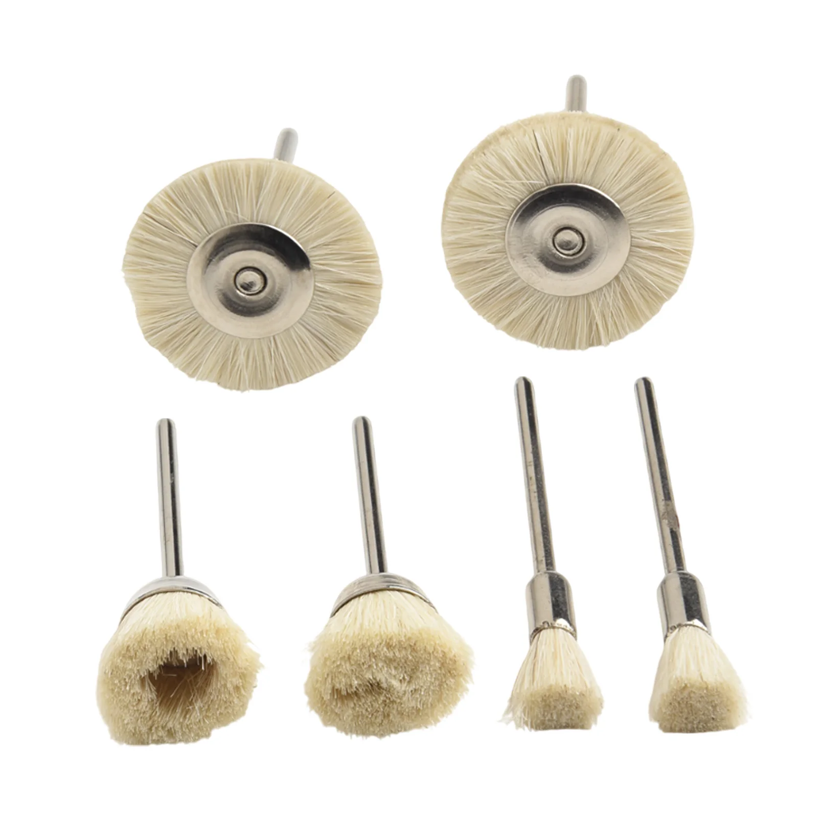 

Cleaning Brushes Grinder Rotary 15-25mm 6pcs For Mechanical Equipment 6PCS Wool Cleaning Brush Die Cup For Engraver