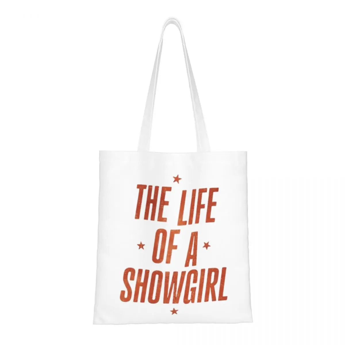 

In My Showgirl Era The Life Of A Showgirl Холщовая сумка-тоут Сумки для продуктов Многоразовые сумки для покупок для женщин
