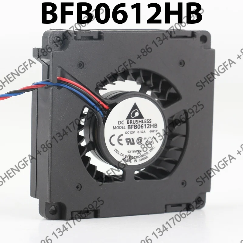 AC EC 6015 60X60X15MM 6CM side centrifugal turbine blower Double ball bearing BFB0612HB cooling fan Delta 5V 24V 48V DC12V 0.32A