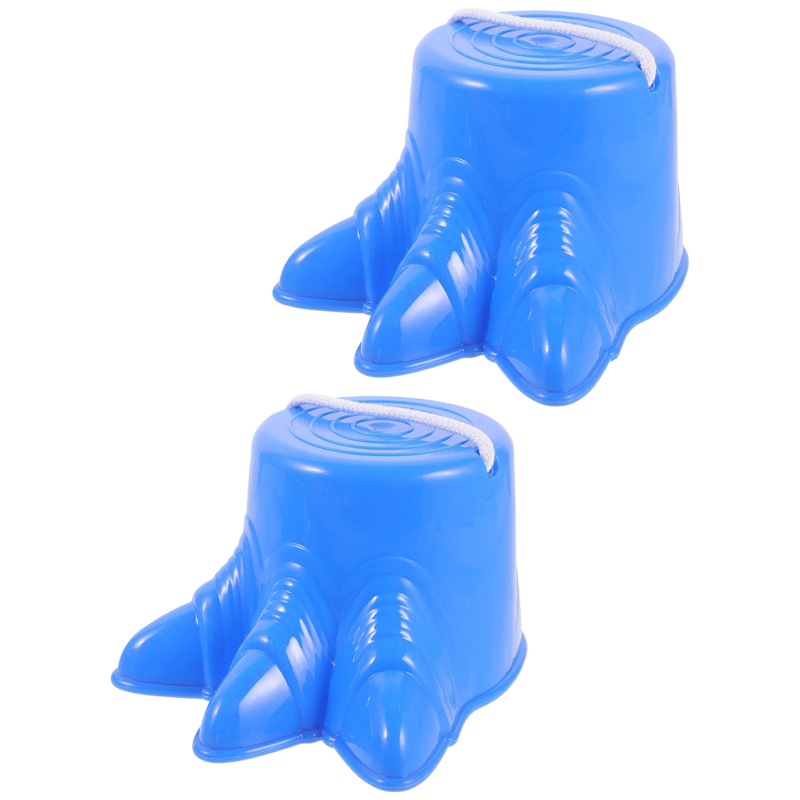 

2 Pcs Toy Stilt Shoes Sports Children Bucket Outdoor Stilts Toys Green Preschool