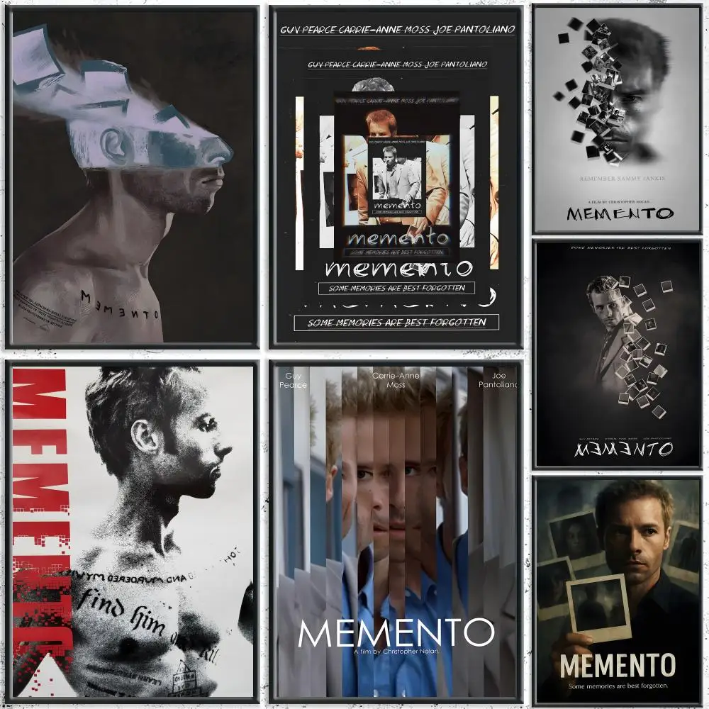 classic movie Memento Poster HD Waterproof Self-Adhesive Wall Art – Multi-Scene Use, Top Gift Pick
