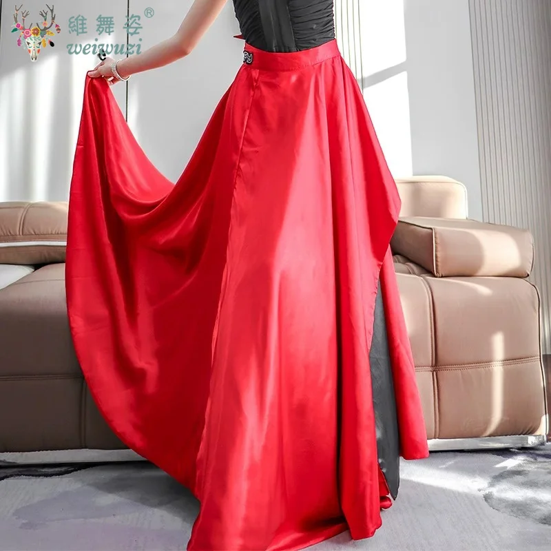 spanish-bullfight-dress-flamenco-dance-performance-costume-opening-dance-big-swing-full-skirt-adult-fluffy-gypsy-dancing-wear