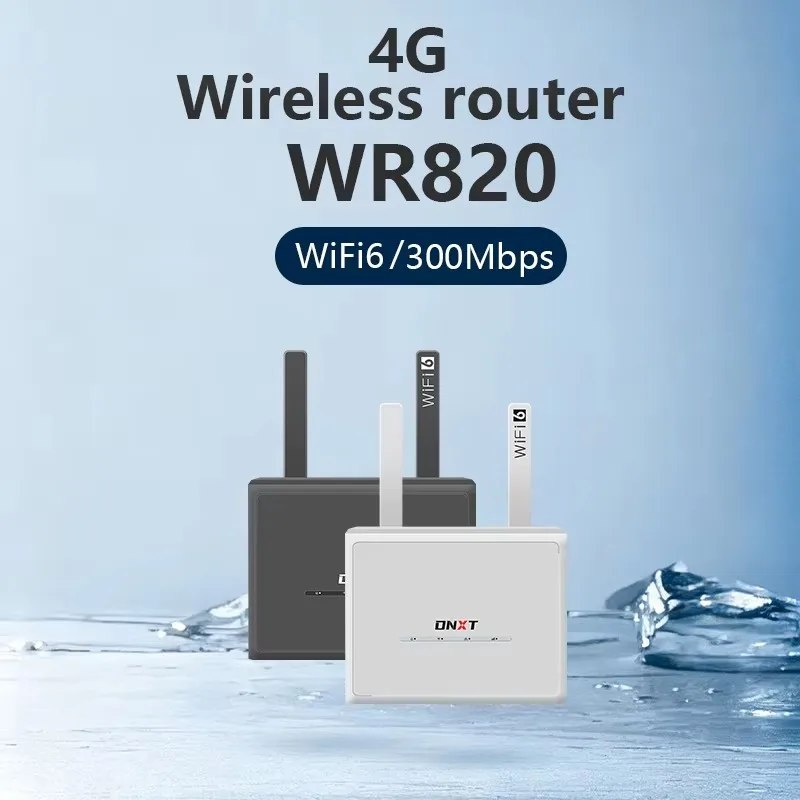 WR820 Modem 4G LTE Hotspot Router SIM CARD Wifi 6 CPE Indoor 300Mbps High Speed Wireless Routers