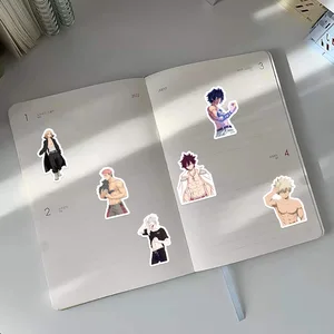Anime Naked Muscle Man Sticker, Dekoration, Koffer, tragbarer Computer, Scrapbooking, Telefonstation, Japan Manga Kid Toy, Etikett, 10 PCs, 30 PCs, 60pcs 12 Hauptverkäufer nackt - №12
