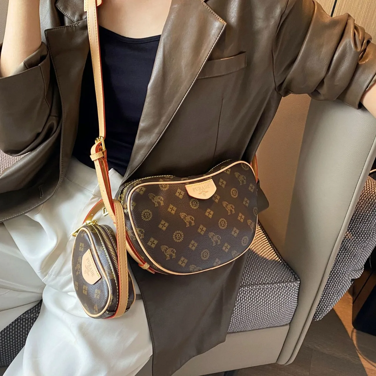 

Luxury Brand Famous Designer Women's Messenger Bag - Leather Tote Bags Handbags Elegant And Classic For Ladies