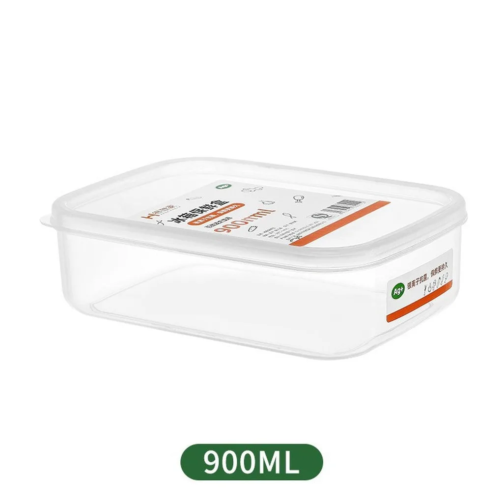 Kitchen Storage Box Antibacterial Pp5 Plastic Container Airtight Storage Box Stackable Frozen Food Container For Fruit And Fresh