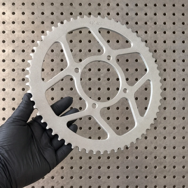 D5BE 420 Chain Rear Sprocket for Model-Specific Motorcycle Replacement