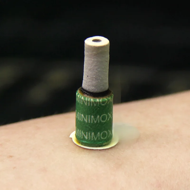 

180Pcs Mini Moxibustion Tube Moxa Sticker Wild Mugwort Warm Meridian Acupuncture Points Heating Massage Therapy Relief the Pain