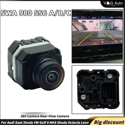 For Audi Seat Skoda VW Golf 8 MK8 Skoda Octavia Seat Leon 360 Camera Rear View Camera 5WA980556A 5WA980556B 5WD980556C 5WA980556