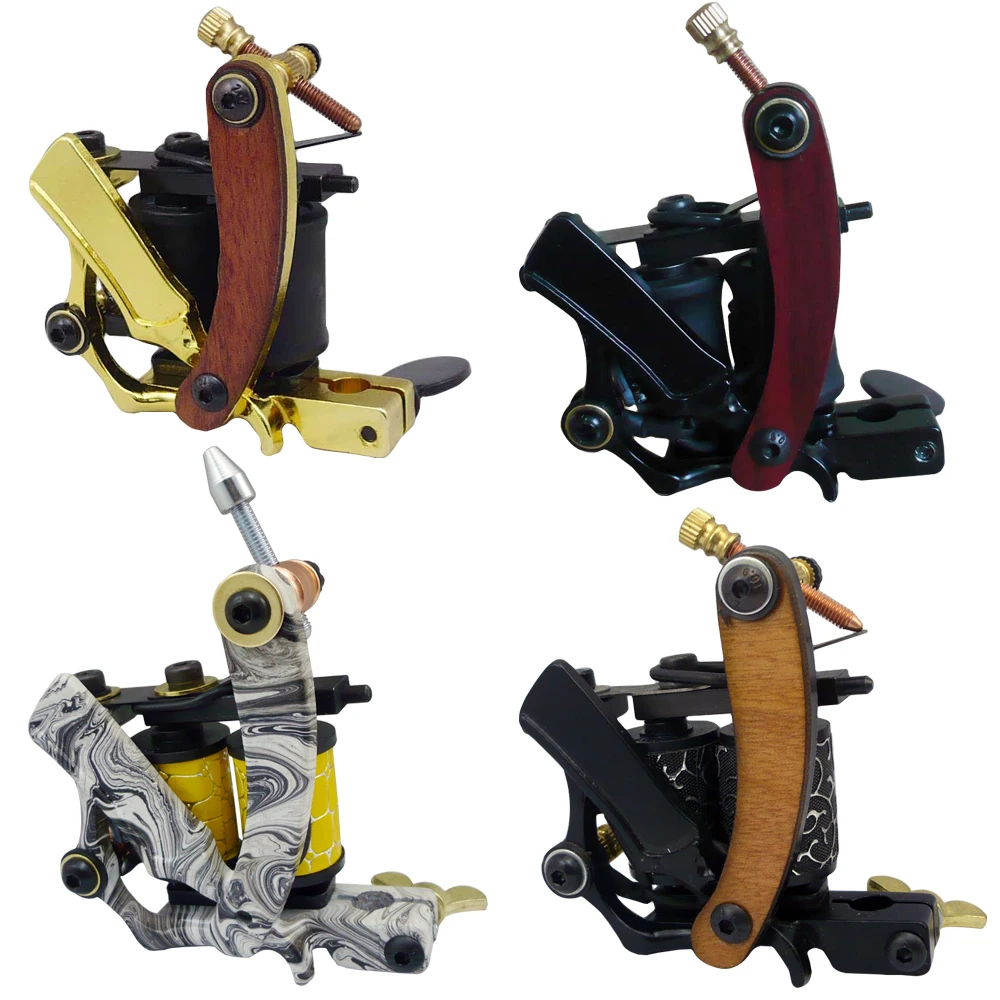 Shaver 10 Wrap Coil Tattoo Machine Gun For Liner And Shader Beauty Care Tool Tattoo Body Art Machine Tattoo Supplies