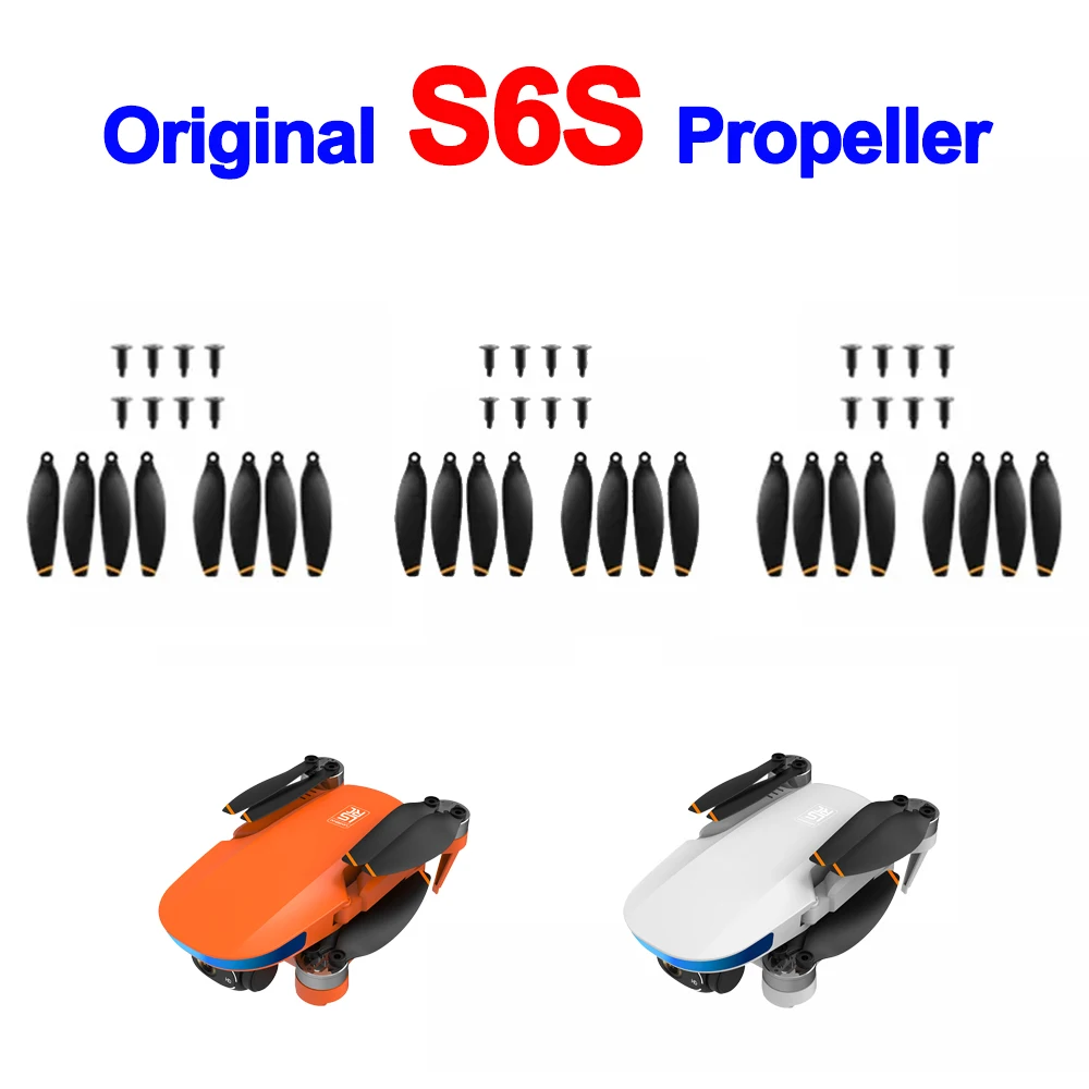 Original S6S Mini 3 Pro Drone Propeller Maple Leaf S6S Drones Spare Paddle Parts Accessories