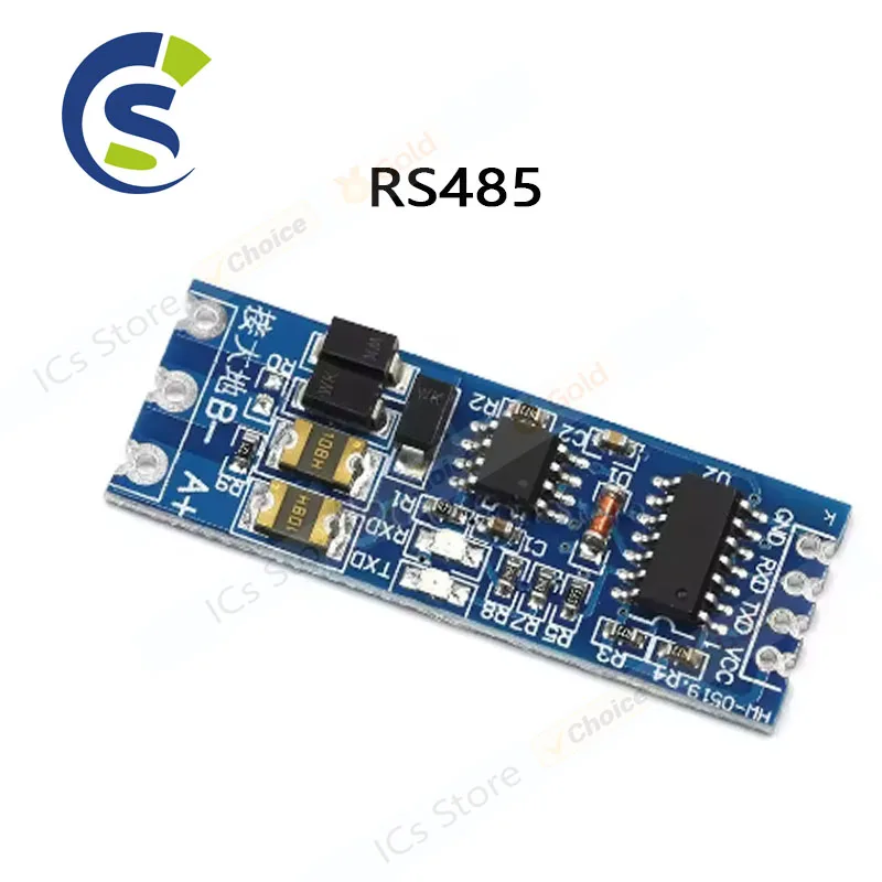 3.3V 5V RS485 Module TTL Turn To Module Hardware Automatic Flow Control Module Serial UART Level Mutual Conversion Power Supply