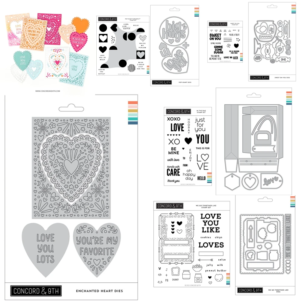 JANUARY 2024 PRODUCT RELEASE BUNDLE Cut dies and Stamps for DIY Scrapbooking Photo Album Embossing Decorative Paper concordand9t