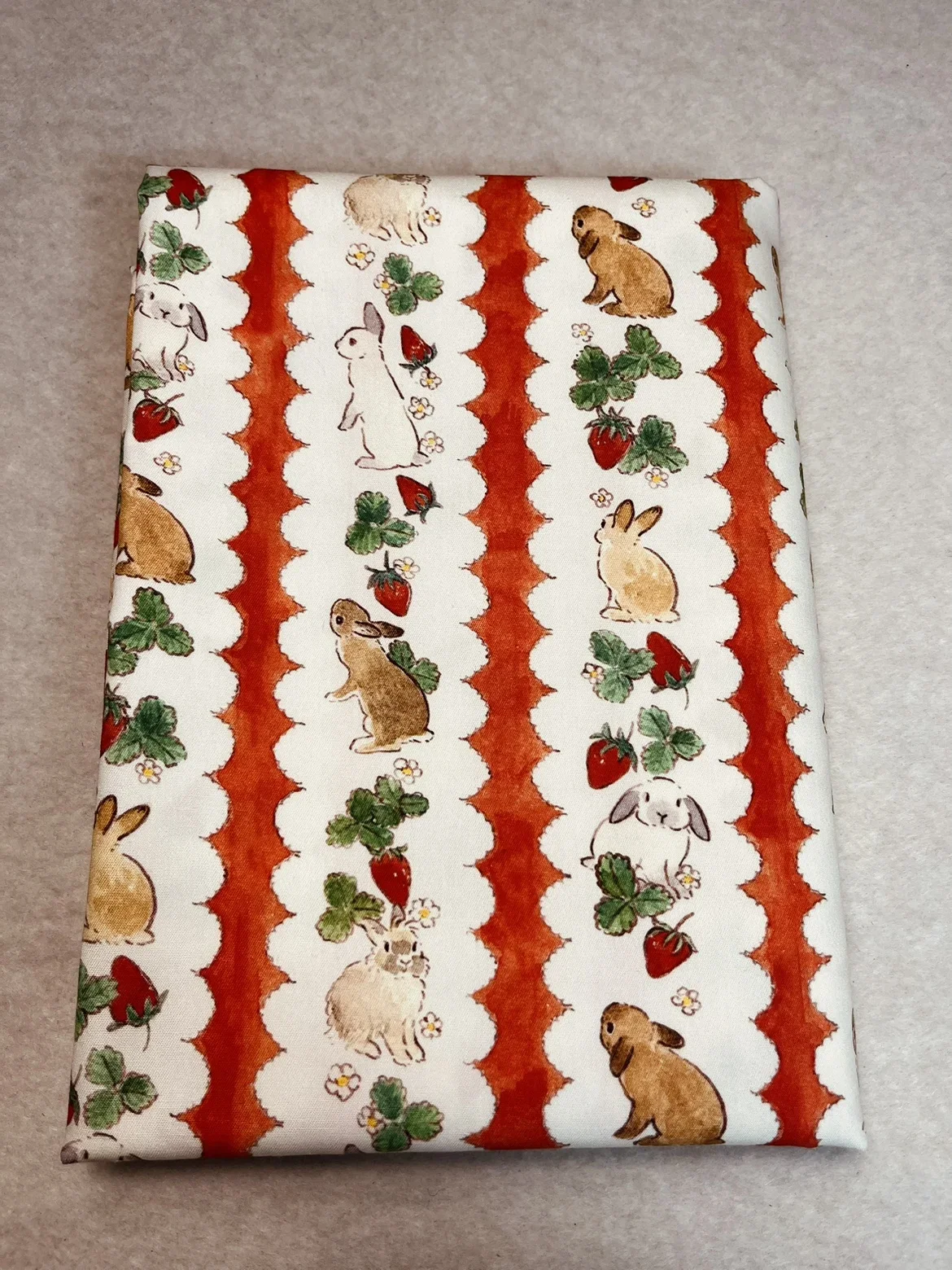 145x50cm Digital Vintage Print Rabbit Cotton Fabric, Making Bag Dress Handmade Diy Cloth