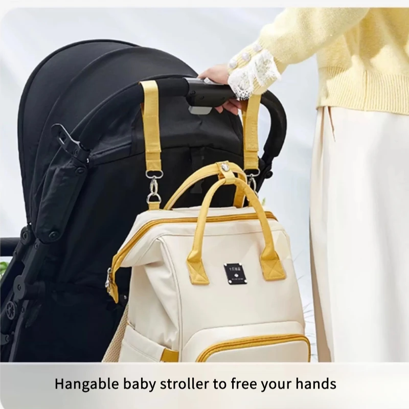 

Многофункциональная сумка для мамы, водонепроницаемая сумка для подгузников большой емкости, подвесная на коляске, сумка для мамы и ребенка, дорожный рюкзак для новорожденных