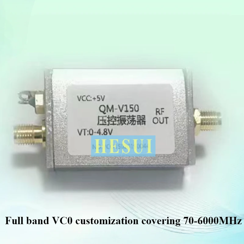 VHF frequency VCO  point signal source sweep band shield housing SMA