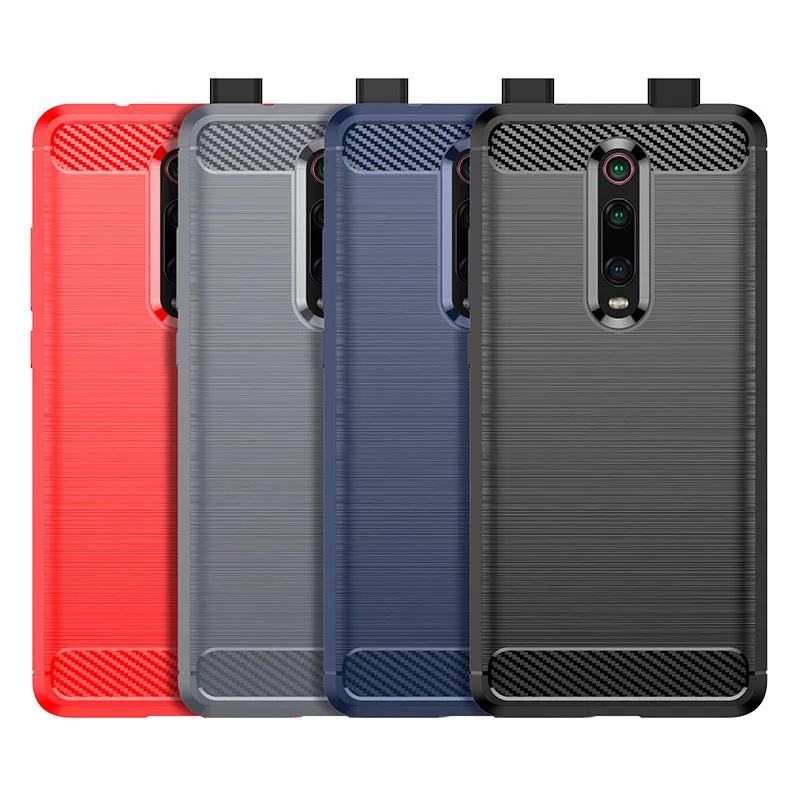 Für Xiaomi Mi 9T Pro Fall Für Xiaomi Mi 9T Abdeckung 6,39 zoll Carbon Faser Stoßfest Silikon Stoßstange für Xiaomi Mi 9T Pro 4G – Detail 2