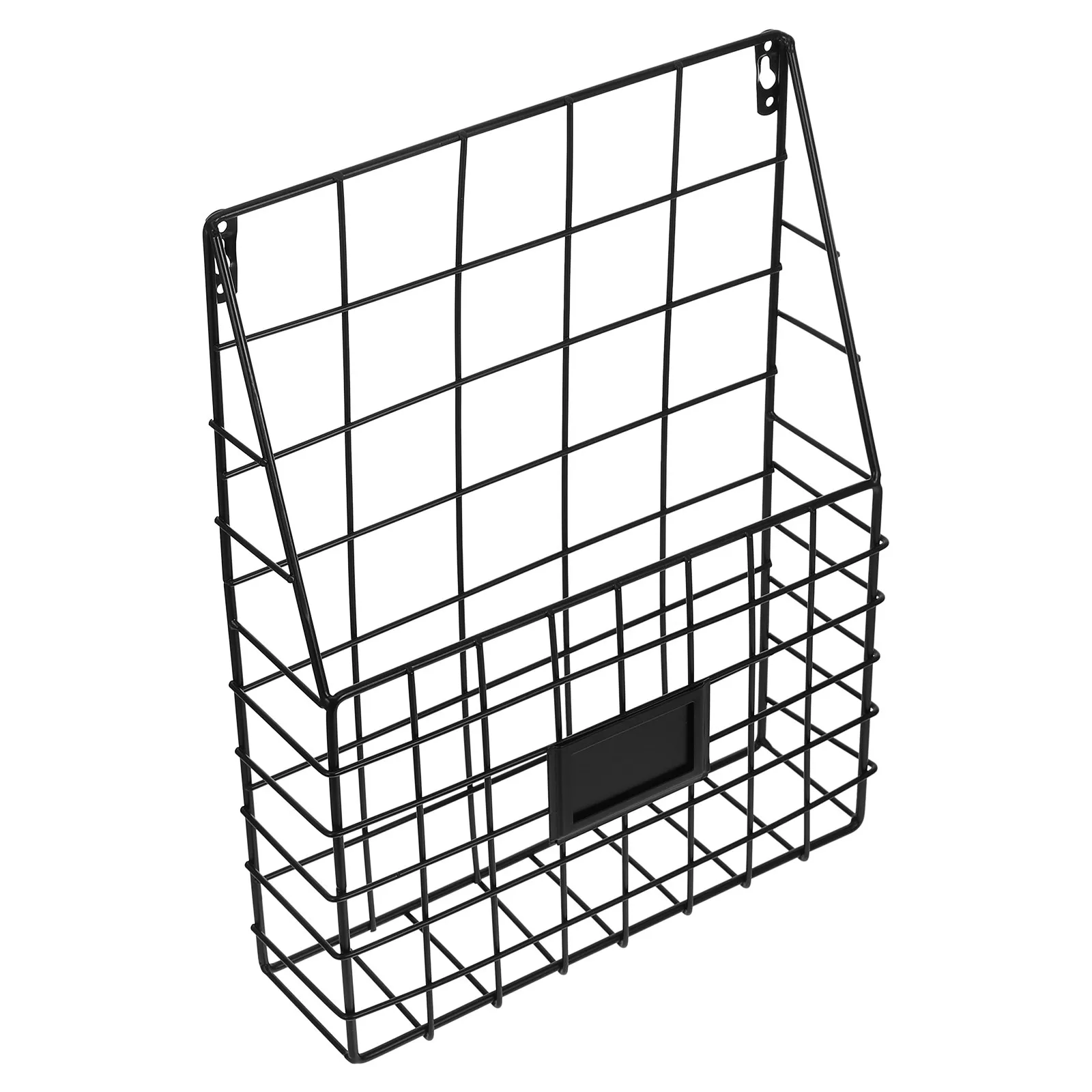 

Heavy Duty Wall Hanging Magazine Rack Iron Book Organizer for School Office Home Desktop Clutter Free Decorative File Storage