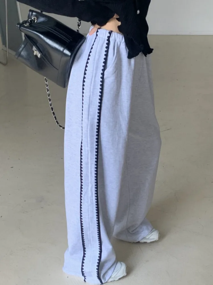 

Стильные осенне-зимние свободные повседневные брюки с цветным принтом, женские спортивные брюки, универсальные, удобные, для уличного стиля