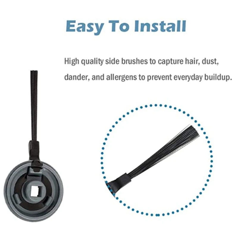 فرشاة حافة روبوت تجتاح ، مناسبة Shark Ion R85 r850 S86 R71 ، 6