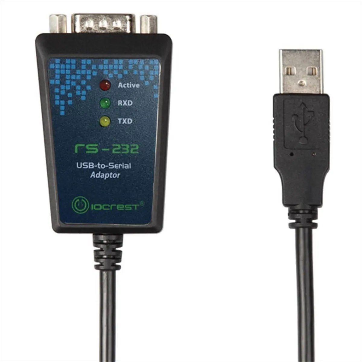 DT1983/ USB 2.0 to Serial -232 DB9 9Pin Adapter Converter Cable Chipset USB to RS232 SUPPORT WIN10 Length 1M