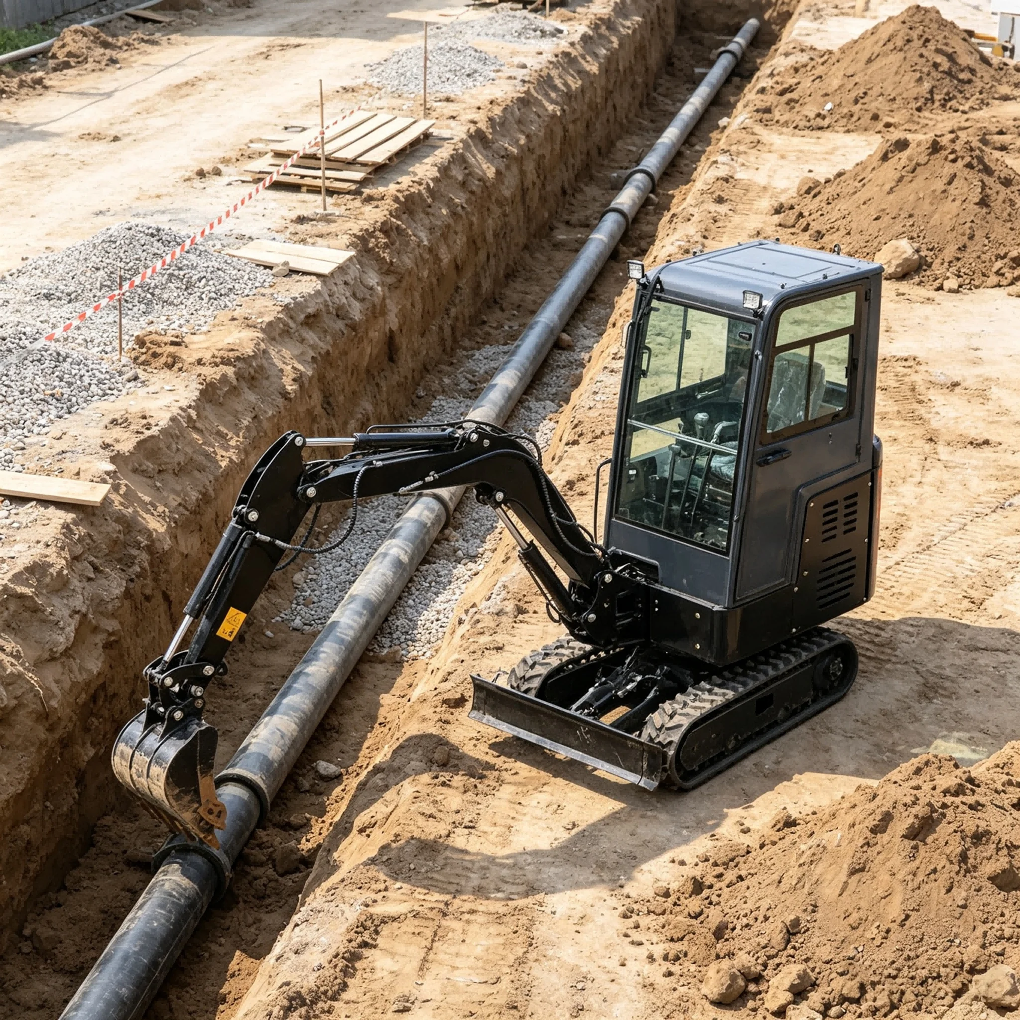 EPA certified safety  excavator joystick excavator seat remote control mini excavator
