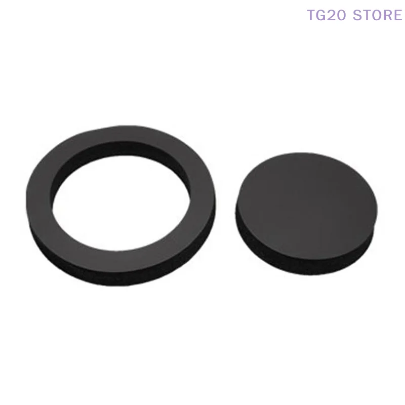 2 قطعة أسود 6.5 بوصة المطاط رغوة مكبر صوت للسيارة حلقة باس مكبرات الصوت الصوت حلقة عزل ذاتية اللصق