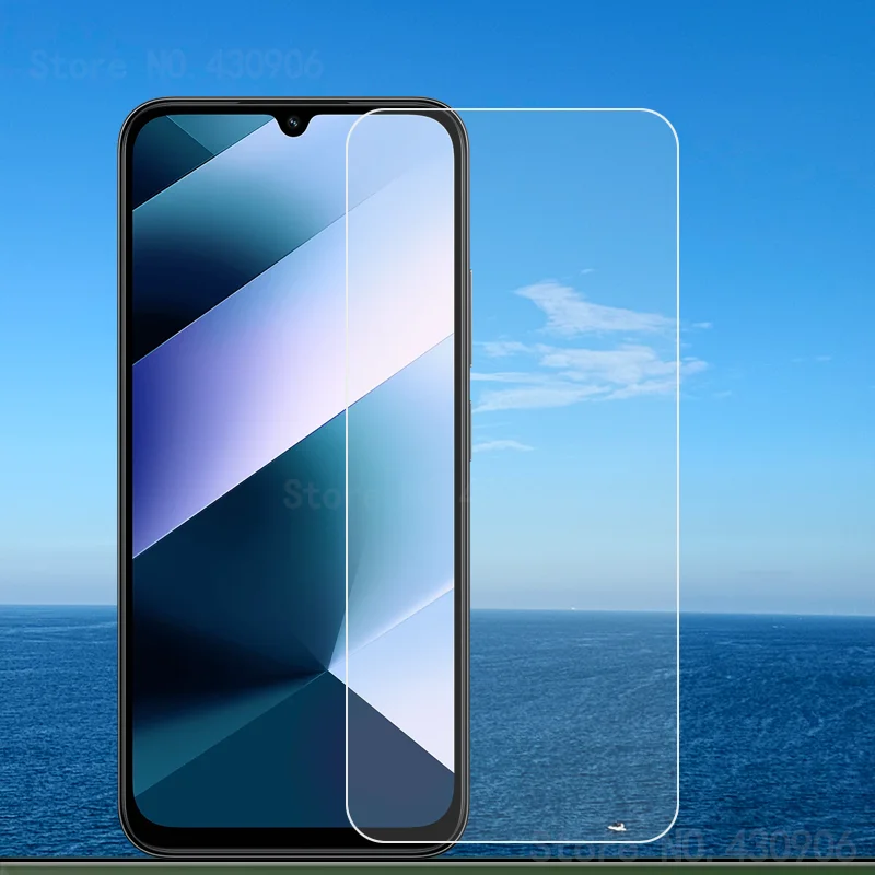

For Poco C85 Screen Protector Coverage For Poco C85 High Quality Transparent Tempered Glass Film 2.5D 9H