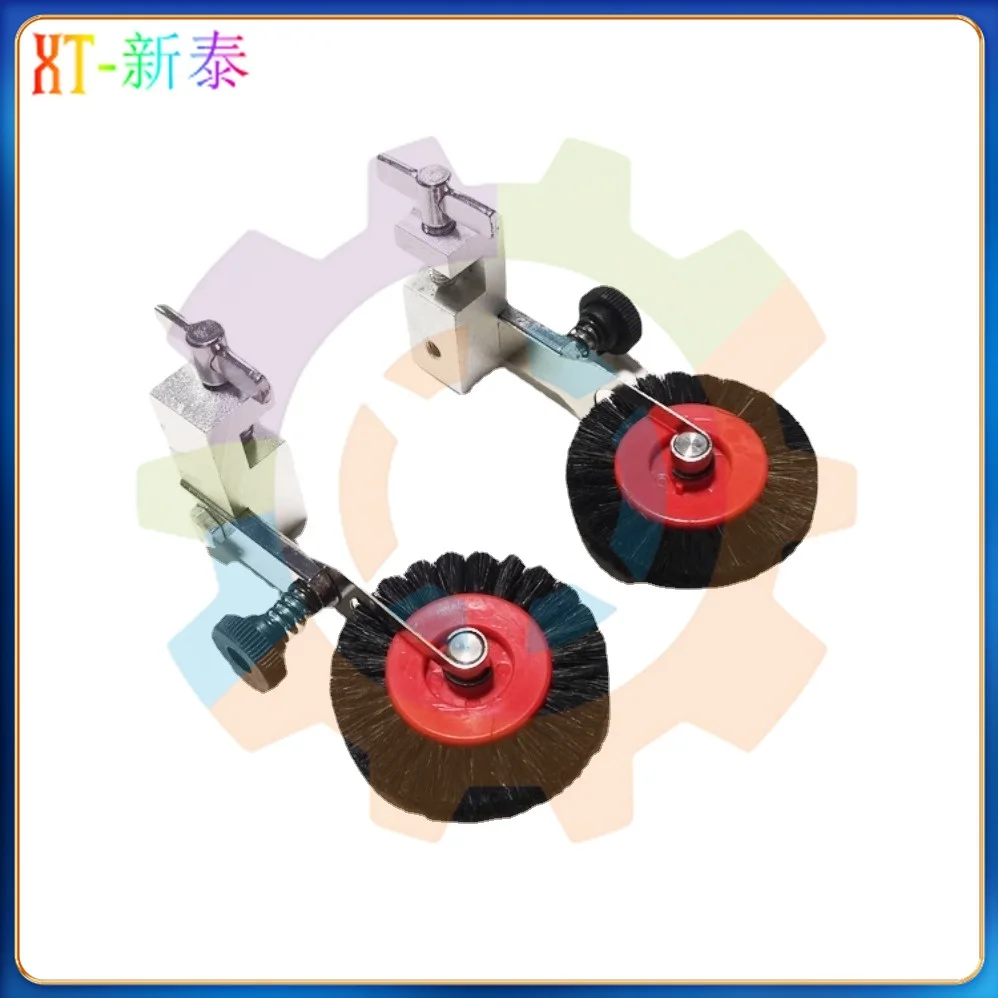 2 Pieces SM102 CD102 Printing Machine Spare Parts 66.891.005F 66.020.119F Paper Pressing Brush Wheel Assembly For Heidelberg